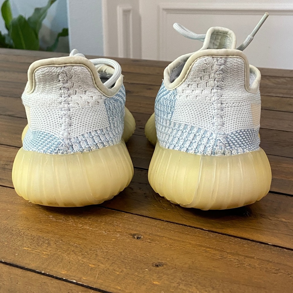 Adidas Yeezy Boost 350 V2 Cloud White Non-Reflective FW3043 Mens 8 - Picture 3 of 8